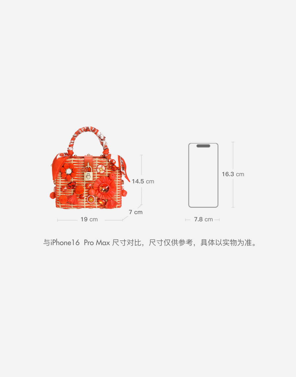 Dolce Box 拉菲草手袋8