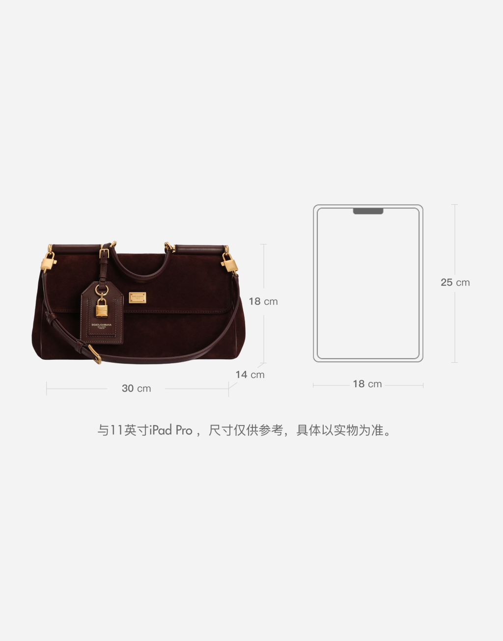 My Sicily 中号剖层皮革手提包6