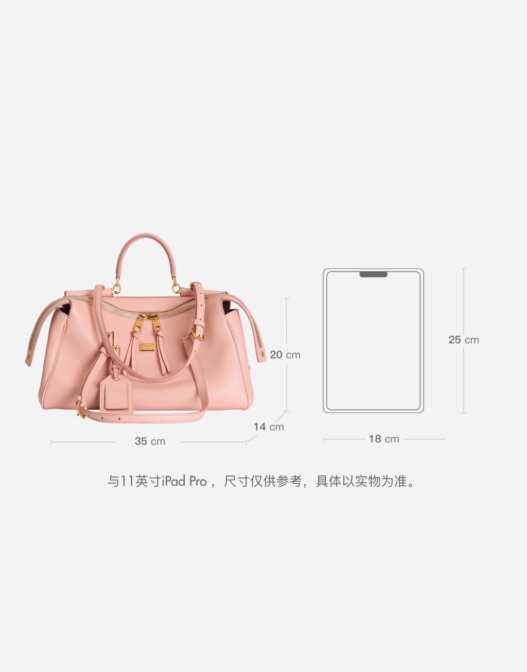 Vittoria 中号牛皮革手提包7