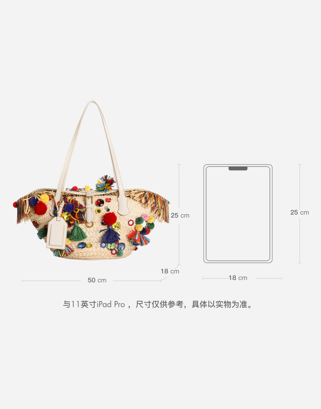 Capri 刺绣 Coffa 编织手袋7