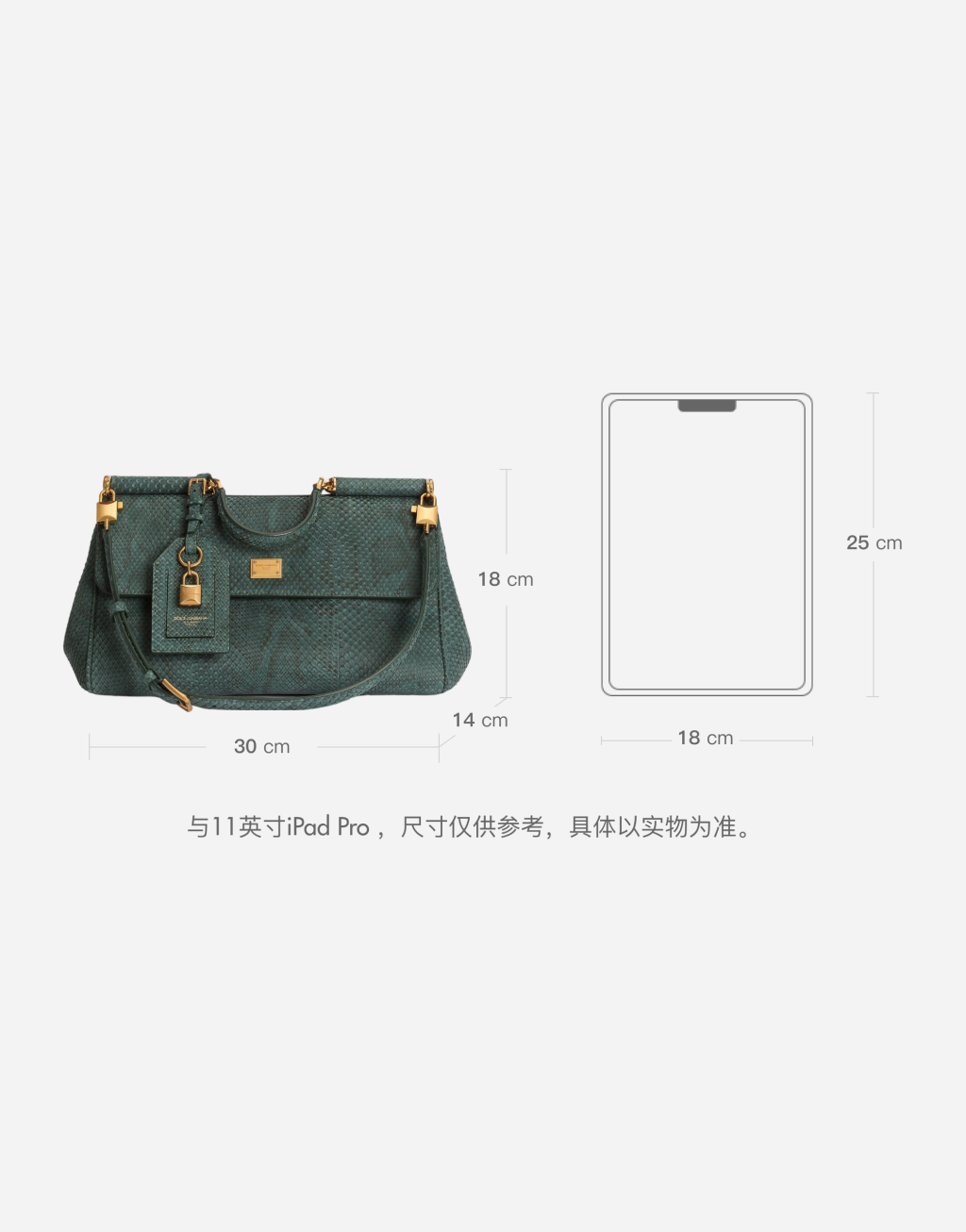 My Sicily 中号蟒蛇皮手提包7