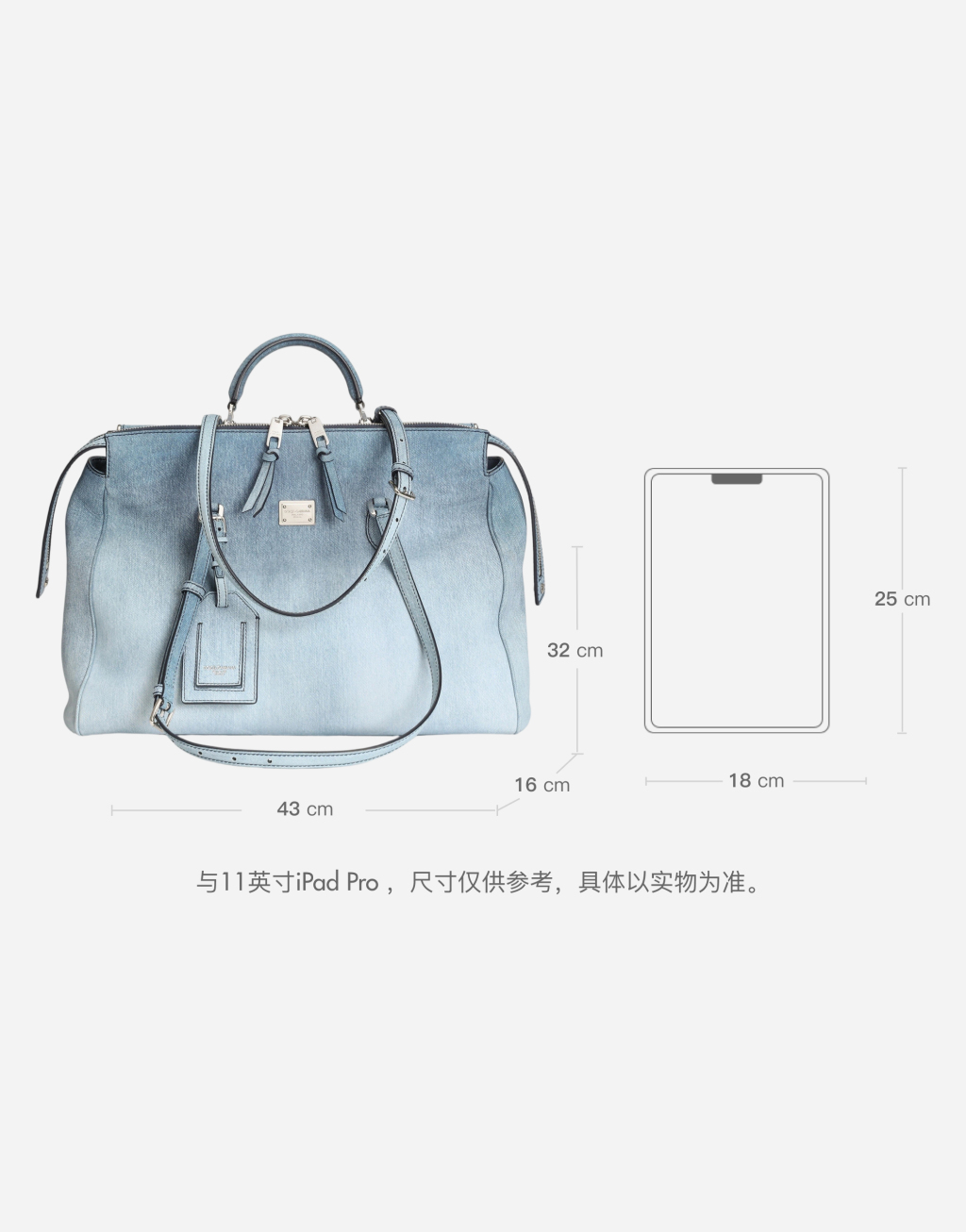 Vittoria 丹宁色磨砂牛皮手提包7