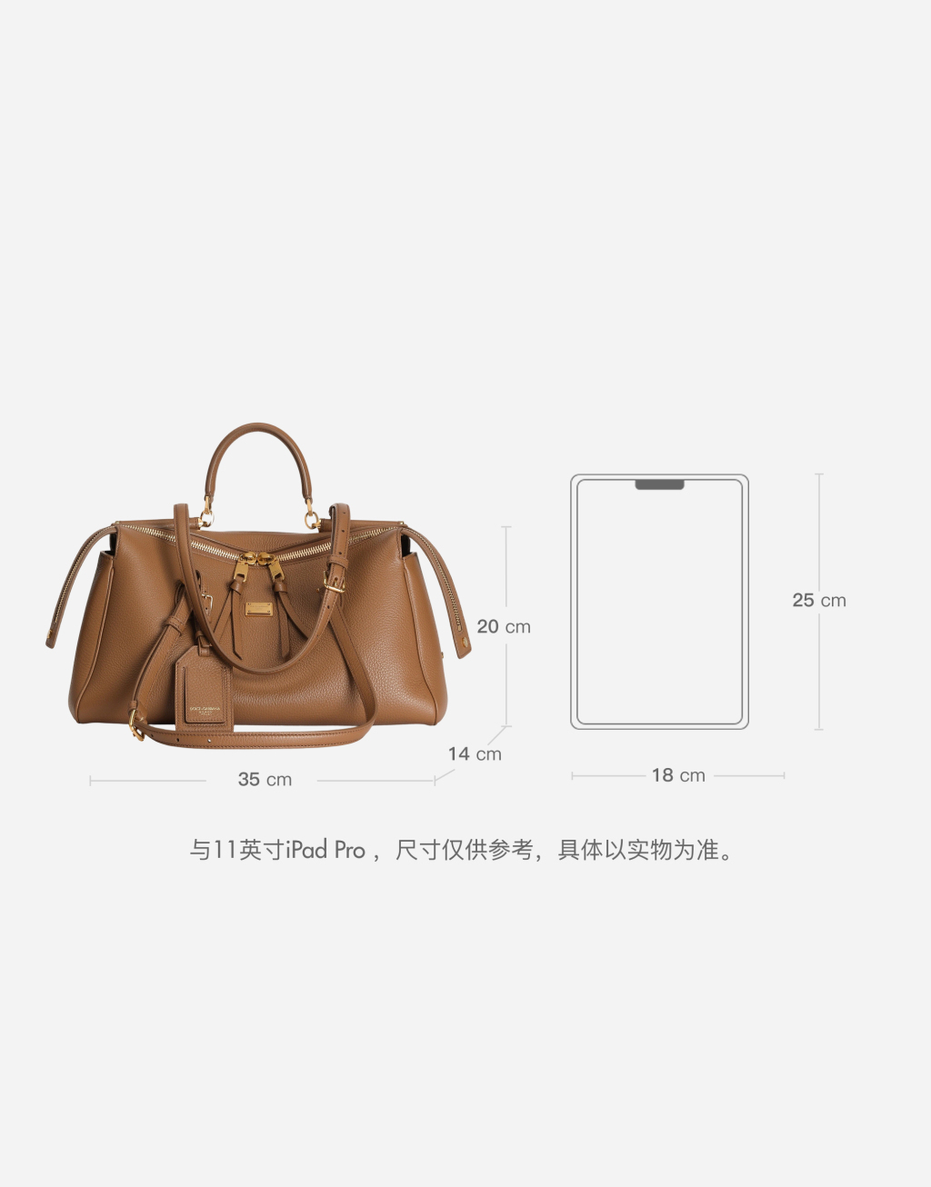 Vittoria 中号牛皮革手提包8