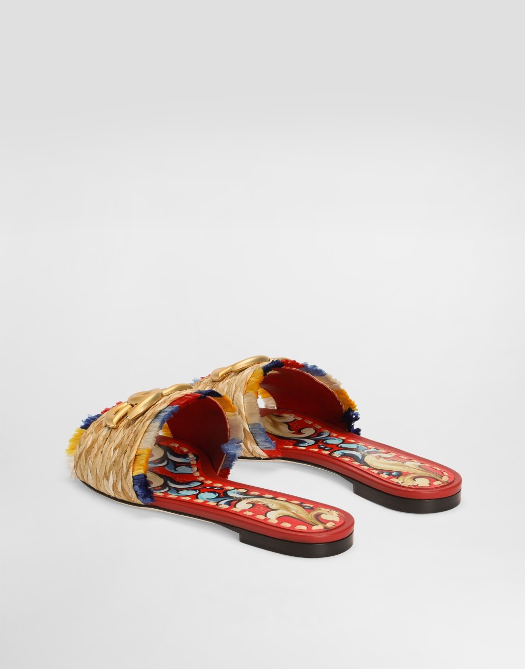 拉菲草编织拖鞋4