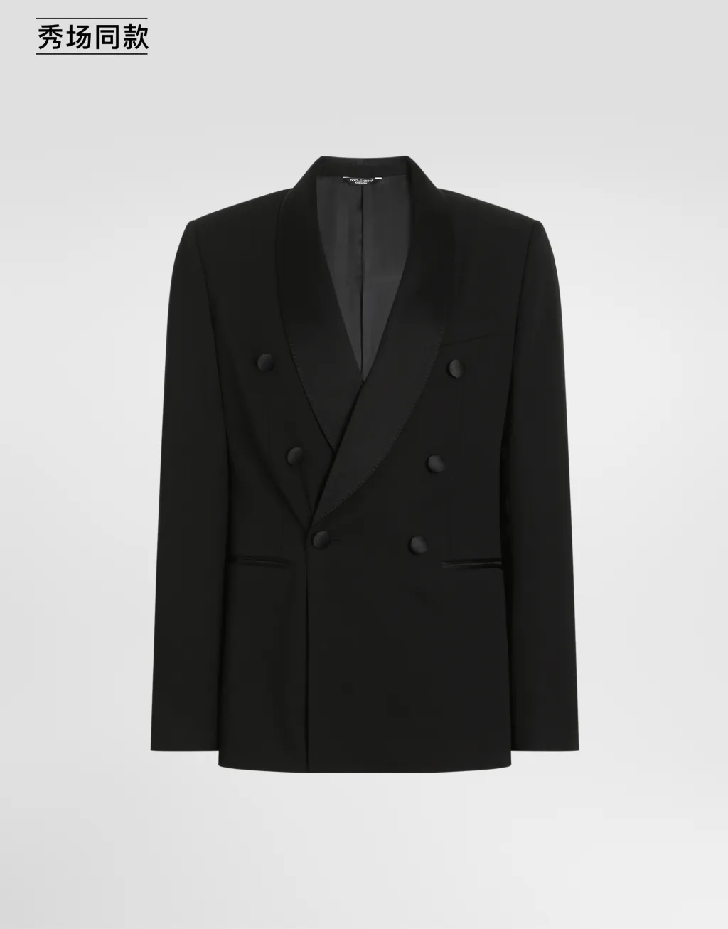 双排扣晚礼服款科技华达呢西装外套