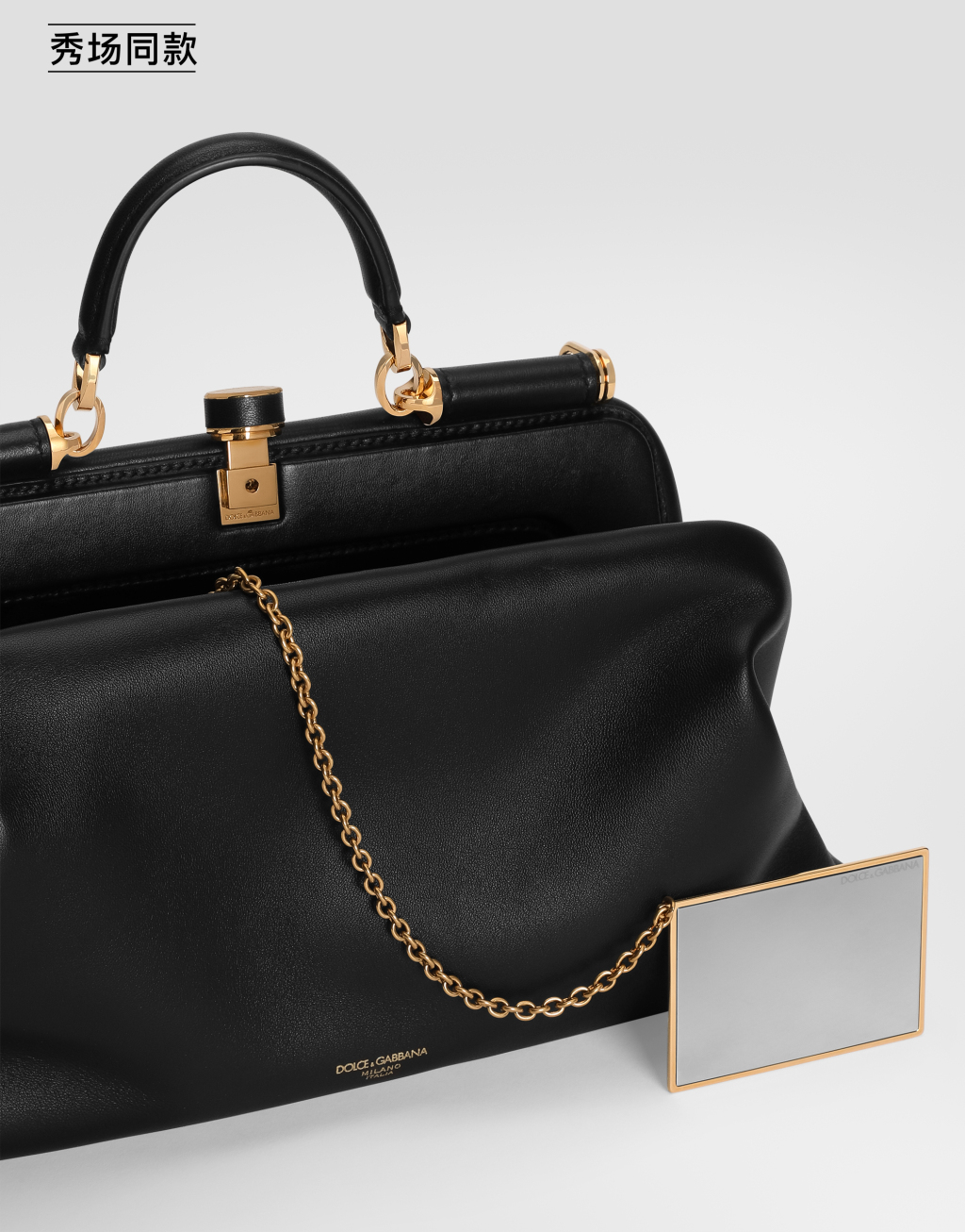 Grandma plongé 纳帕羊皮大号手提包6