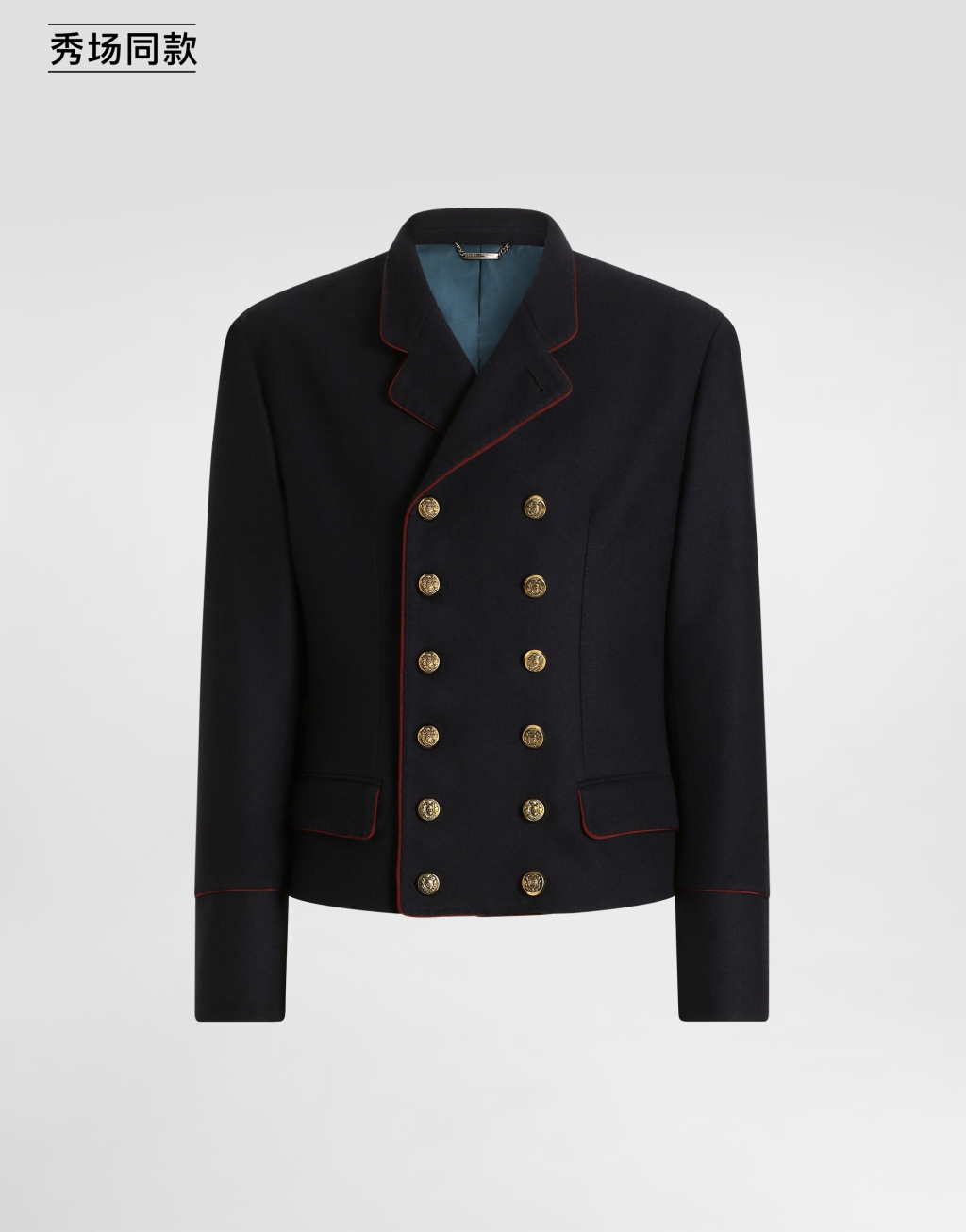 双排扣礼服羊毛大衣1