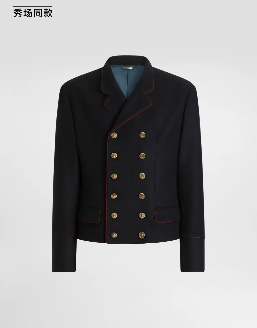 双排扣礼服羊毛大衣