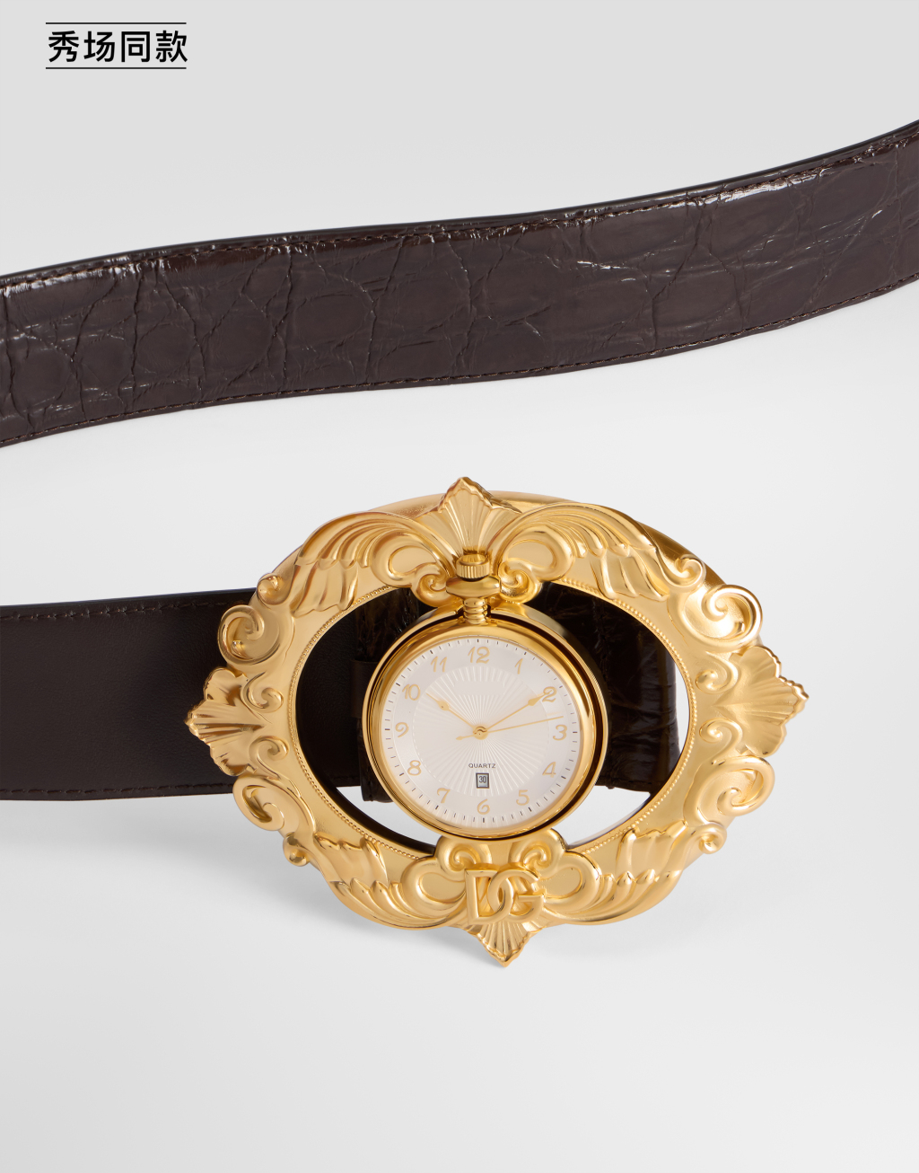 凯门鳄皮革腰带2